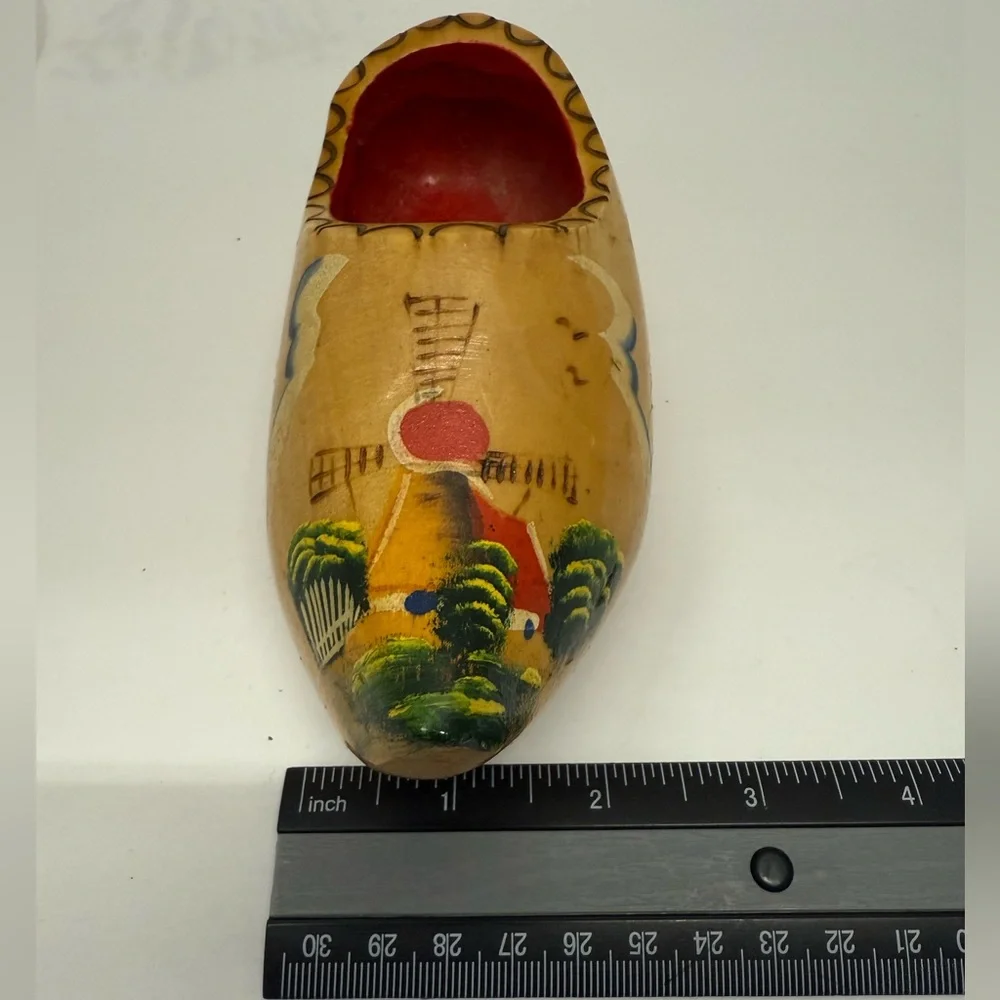 Vintage Wooden Clog Wall Decor